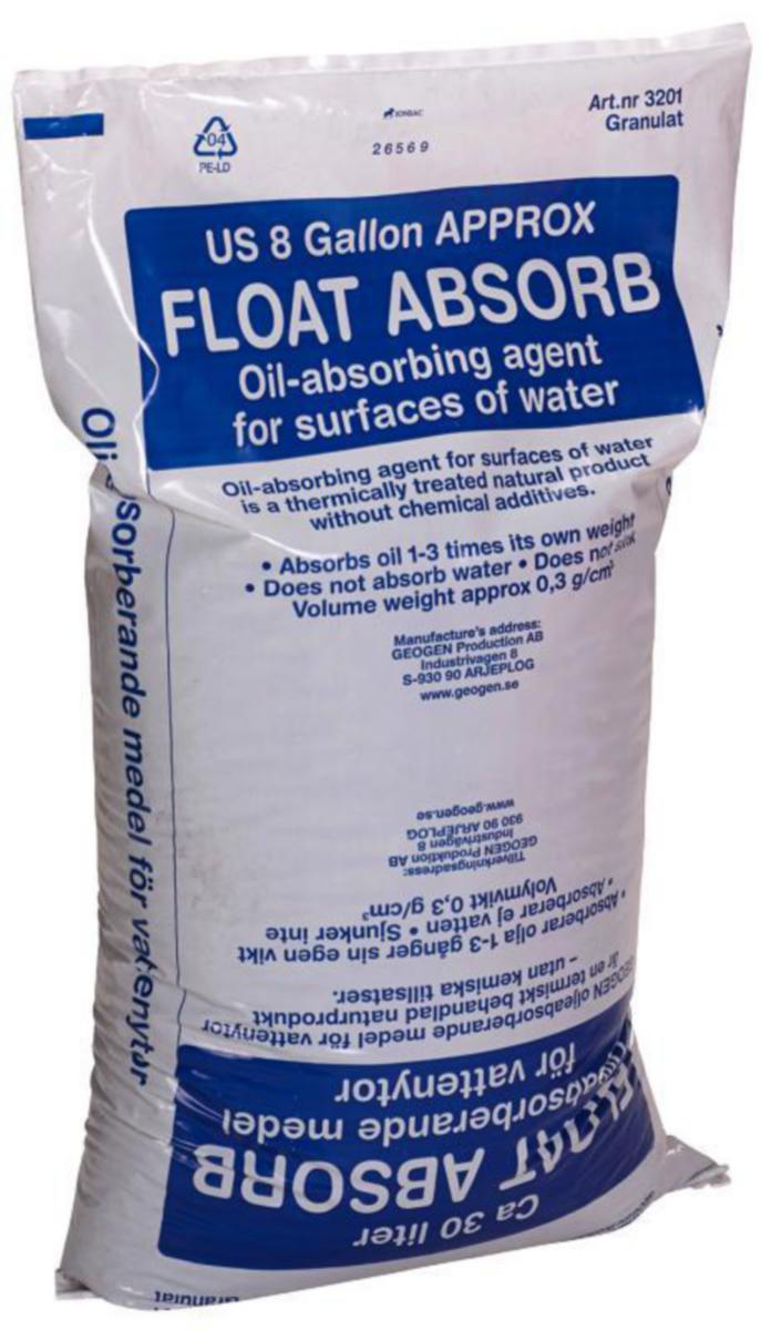 Absorbent Floatabsorb 30 l/säck - ABSORBENT FLOATABSORB GRANULA 1.5 X 5.0 MM 30L/SÄCK
