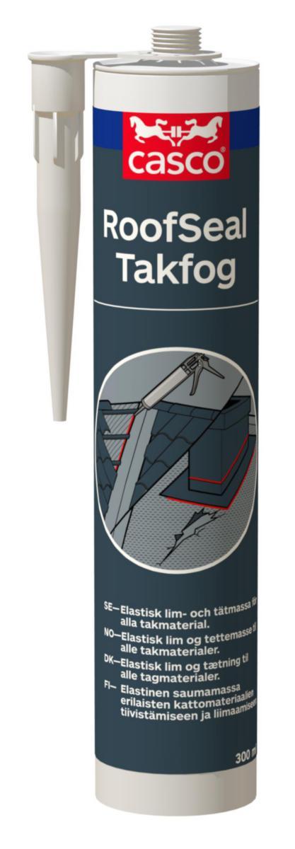 Takfogmassa, Casco Roofseal - TAKFOGMASSA ROOFSEAL CASCO SVART 300ML