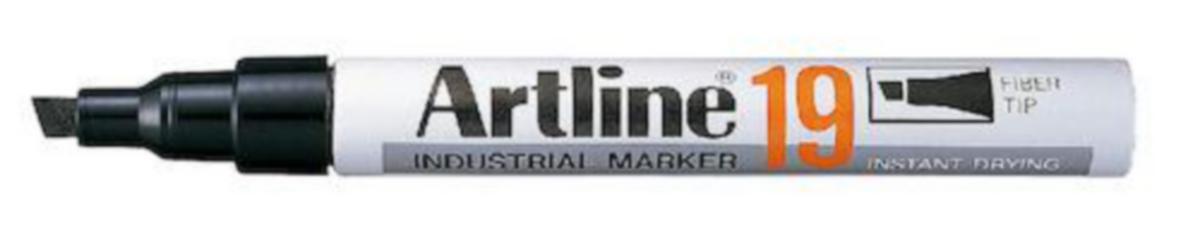 Märkpenna Artline 19 - MÄRKPENNA ARTLINE 19 SVART 5X2MM SKUREN SPETS
