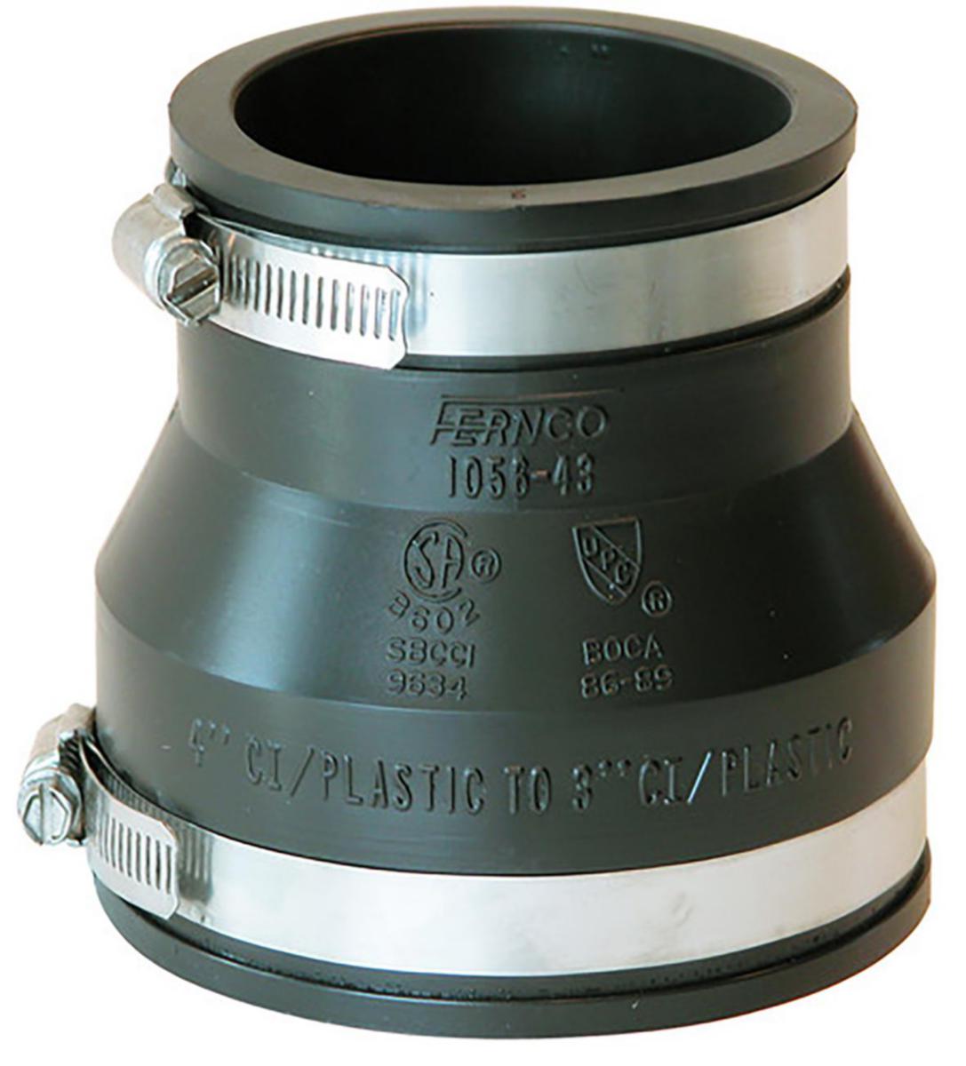 Fernco övergångskoppling Normalrör-Plast - 100-75 FERNCO NORMALRÖR-PLAST SPV 98-114x70-88 L=102MM