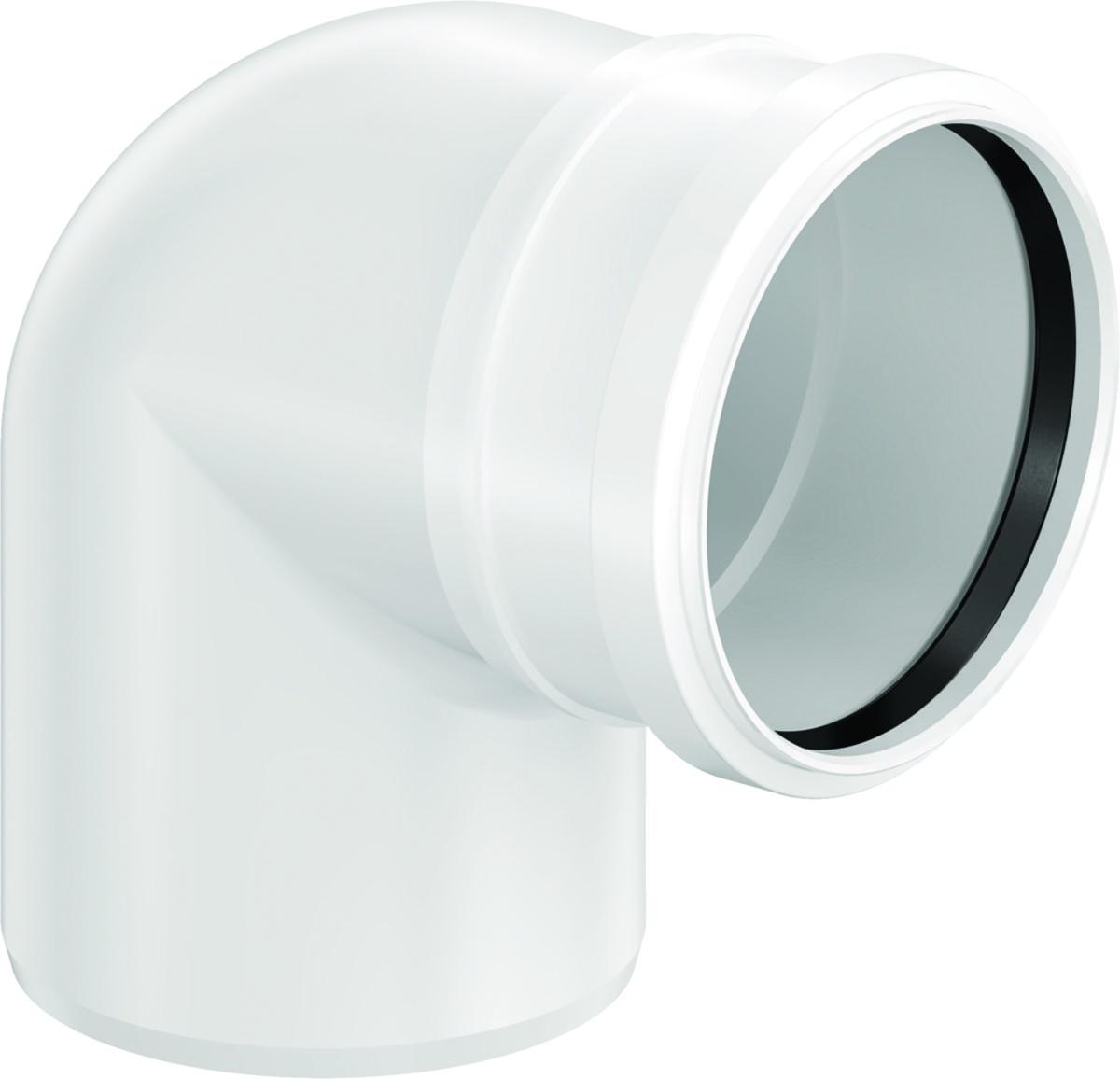 Böj 88.5GR. 1muff Decibel, Uponor - DECIBEL BÖJ 110 88.5° UPONOR