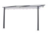 Pergola, väggmonterad, aluminium