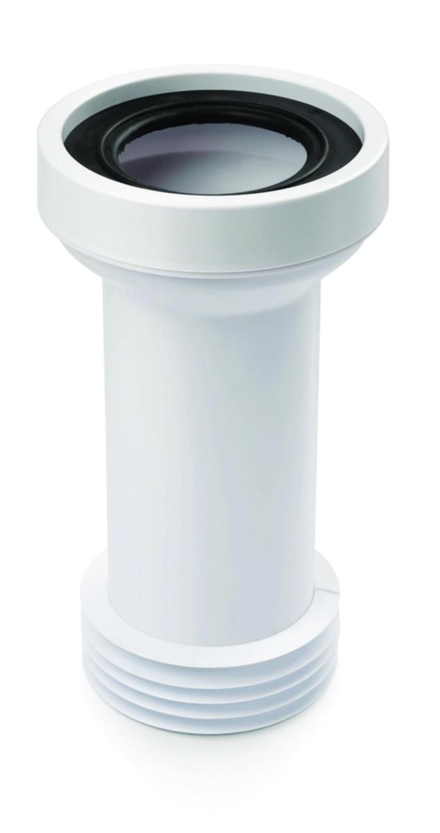 WC-stos centrisk för 110 muff, kapbar, Jafo - JAFO WC-STOS CENTRISK KAPBAR S ÄNDA 110 PP/PVC/MA 100 NORMALR