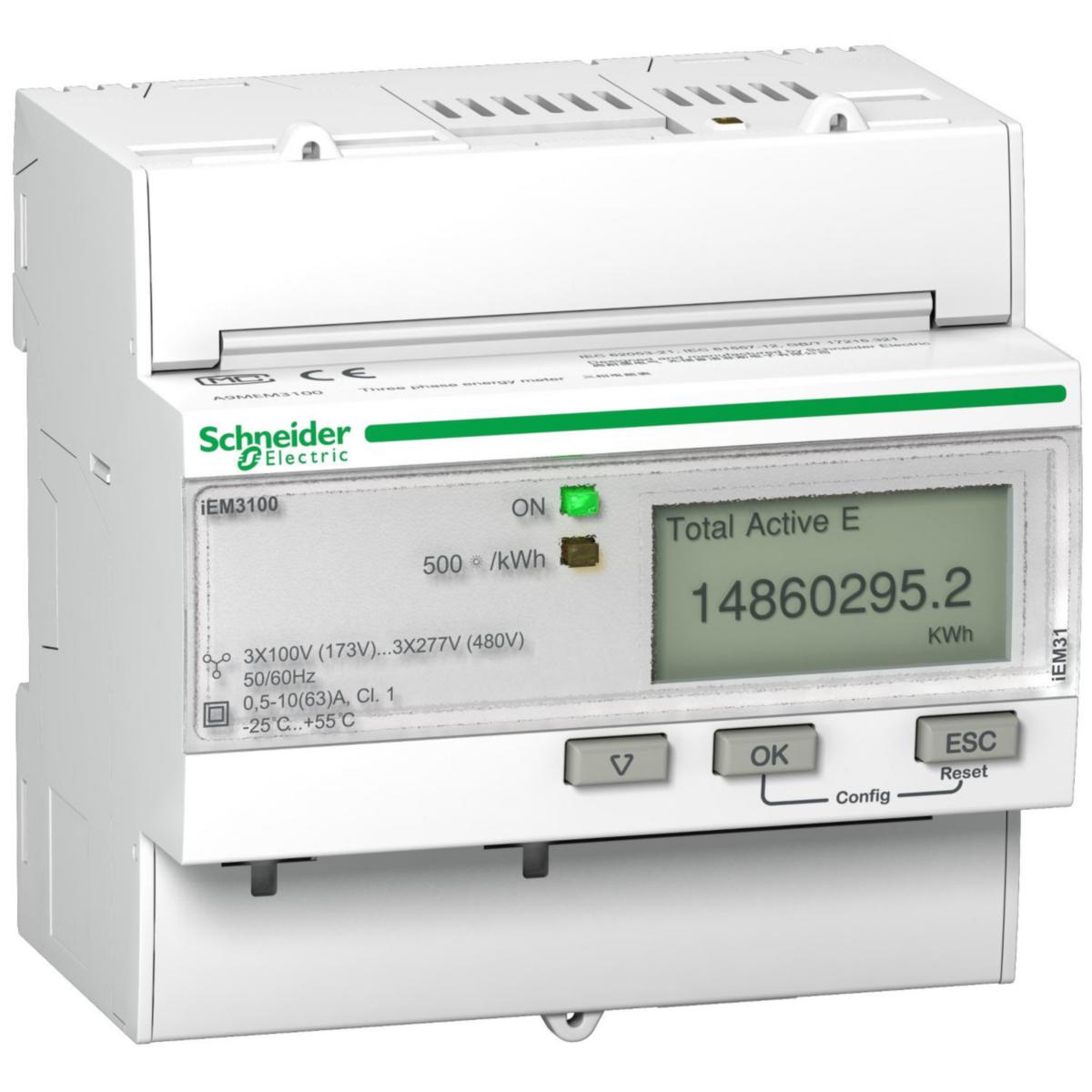 Elmätare A9MEM3100/3110 - MÄTARE-KWH 63A iEM3100 A9MEM3100