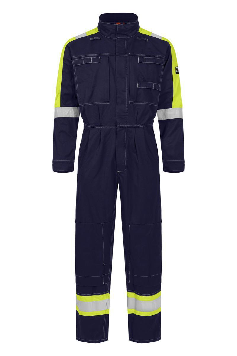 Overall Tranemo 5716-88 - OVERALL TRANEMO 5716-88 MARIN/ GUL CANTEX FLAM STL M