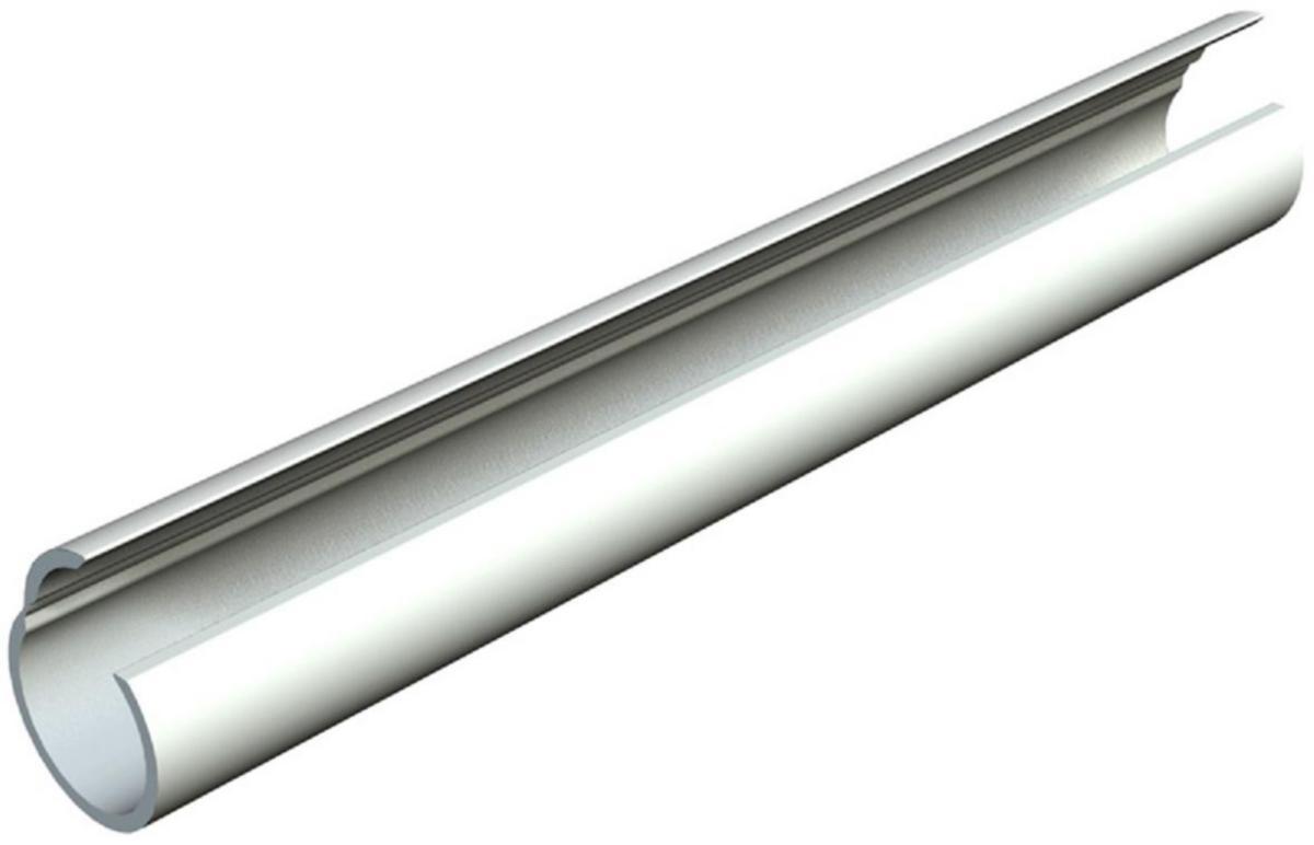 VP-rör, öppningsbart Quick-Pipe, OBO Bettermann - VP-RÖR QUICPIPE 20MM VIT 2M ÖPPNINGSBART