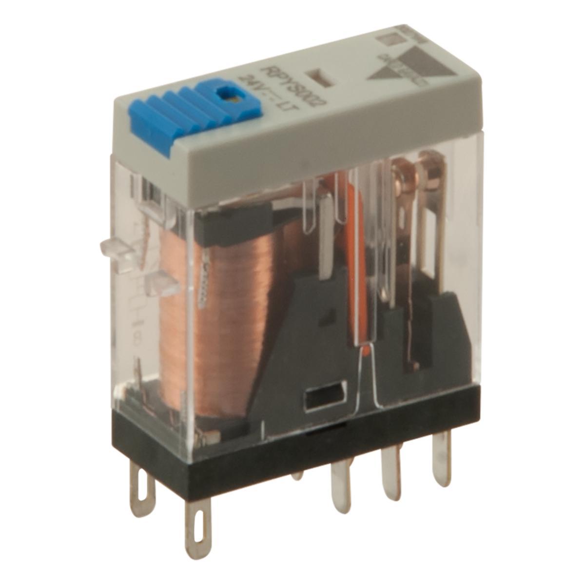 Industrirelä RPYS - INDUSTRIRELÄ 2P 5A/24VDC LED RPYS002024DLT