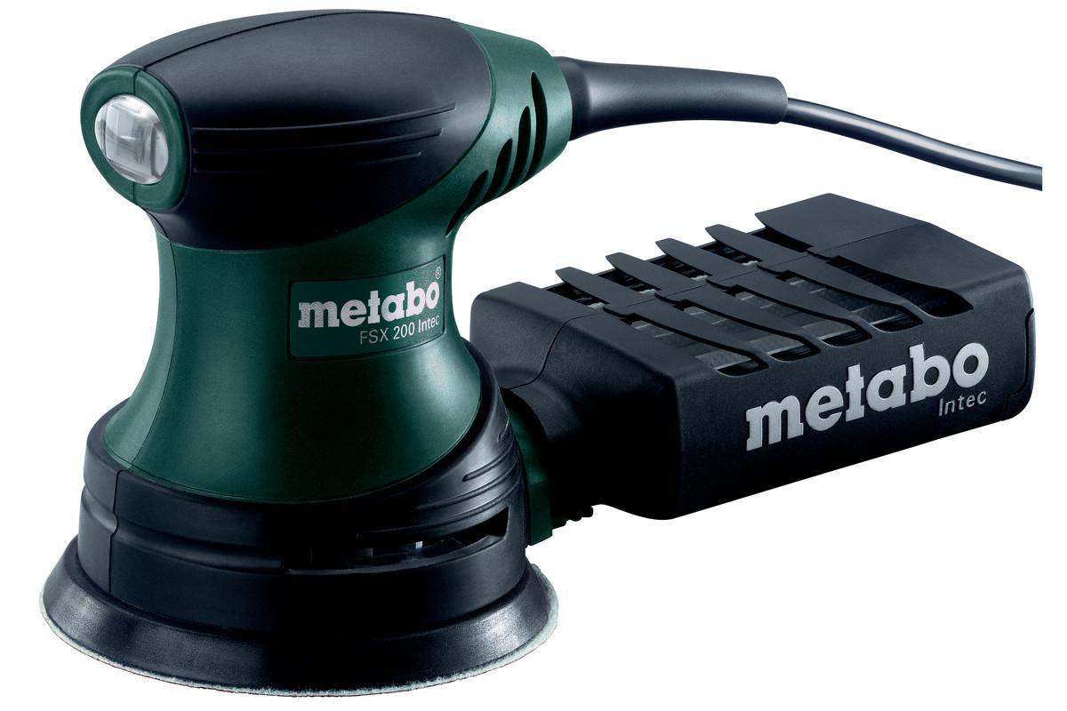 Excenterslipmaskin Metabo FSX 200 INTEC - EXCENTERSLIP METABO FSX200 INTEC 240W 125MM 11000RPM LÅDA