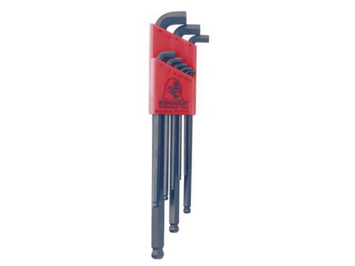 Vinkelnyckelsats Bondhus SBLX9M stubby - VINKELNYCKELSATS BONDHUS SBLX9M STUBBY 1,5-10,0MM