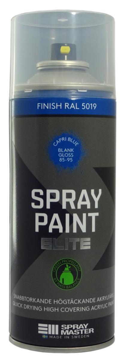 Spray Paint Elite Spray Master - SPRAYFÄRG ELITE BLÅ RAL5019 BLANK 400ML SPRAY MASTER