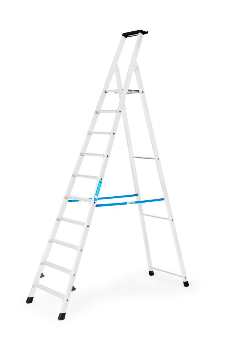 Trappstege Zarges Z300 - TRAPPSTEGE ZARGES NOVA S 10-STEG PLF HÖJD 2.15M 42460