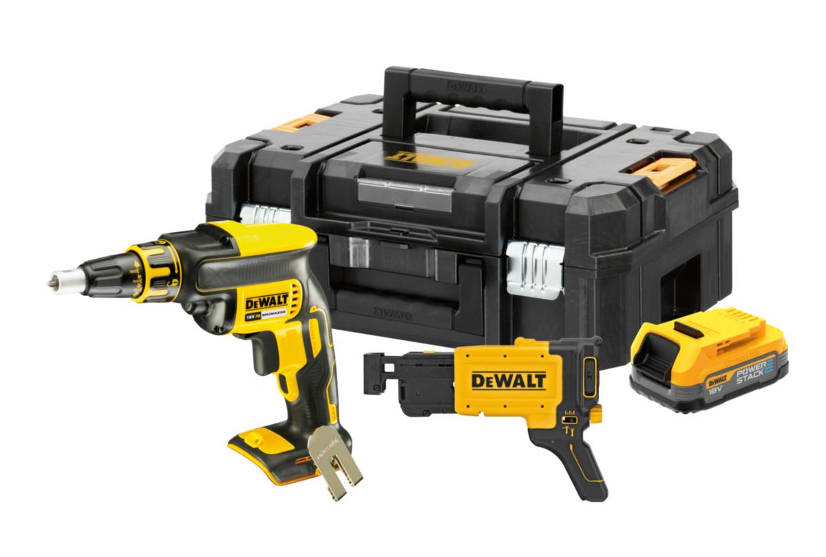 Gipsskruvdragare DEWALT DCF620E1K - GIPSSKRUVDRAGARE DW DCF620E1K 18V XR, 1 X POWERSTACK
