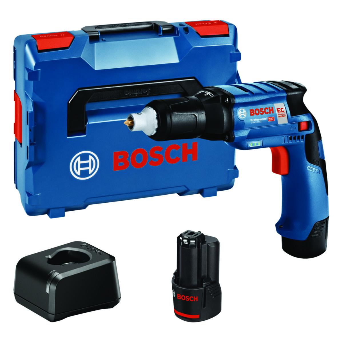 Gipsskruvdragare Bosch GTB 12V-11 L-BOXX 102 - GIPSSKRUVDRAGARE BOSCH GTB 12V L-BOX 3000 V/M 1/4" HEX UNI 3