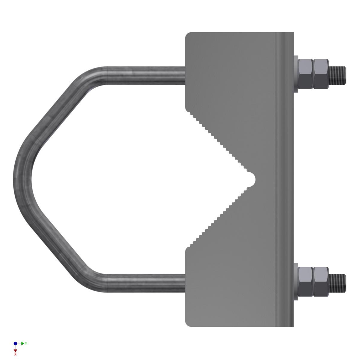 Clamp för rund profil Ø88.9-120 mm - CLAMP FÖR RUNDA PROFILER * Ø88.9 - 120 MM