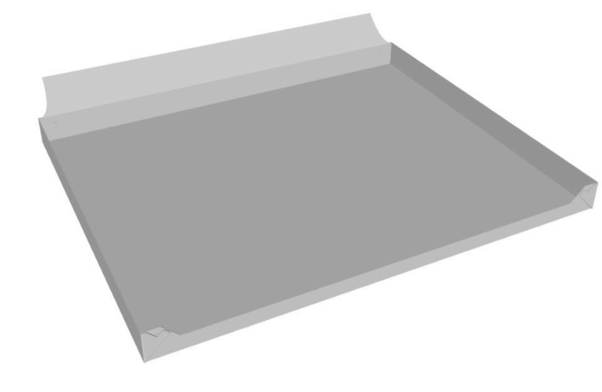 Läckageskydd diskmaskin och tvättmaskin, Tollco - LÄCKAGE-/DROPPSKYDD TOLLCO DISKM./TVÄTTM. GOLV 60X48CM