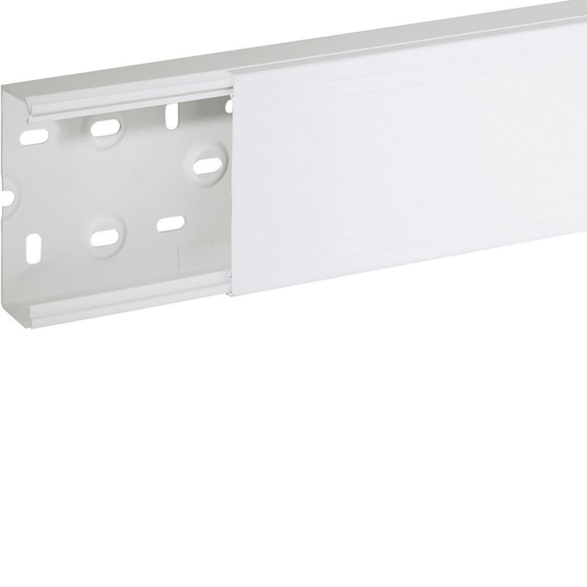 Matarkanaler, TIR+ blyfri PVC med hålad baksida - KANAL TIR+ T12040 VIT