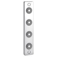 Täckbricka 4-håls 60 c/c, Trio