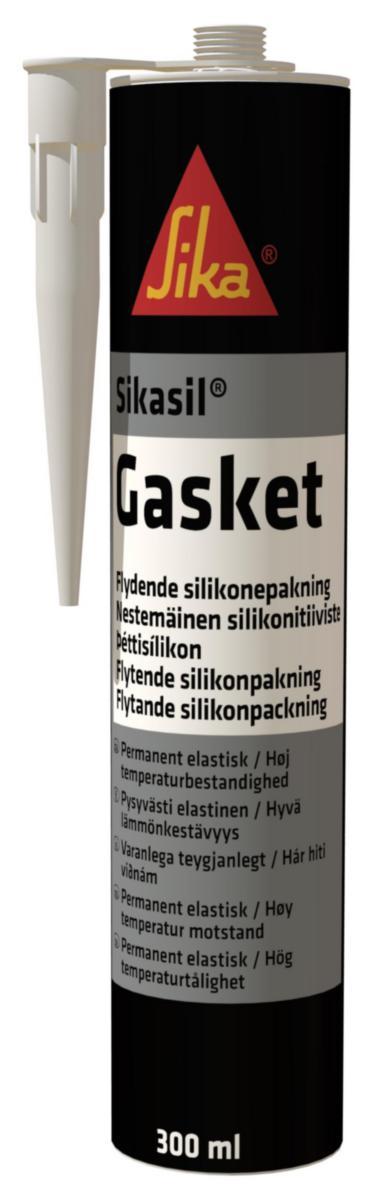 Industrisilikon, Sikasil-Gasket - INDUSTRISILIKON SIKASIL-GASKET SIKA FLYT. PACKNING RÖD 300ML