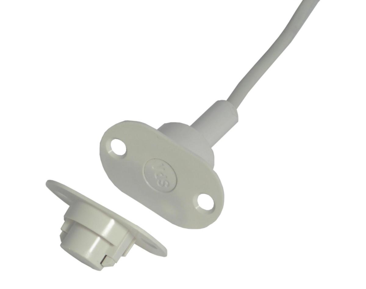 MC 370-S12 Högsäkerhetskontakt, Alarmtech - HÖGSÄK. INF MC370+S12 19MM 5M MC 370-S12-5