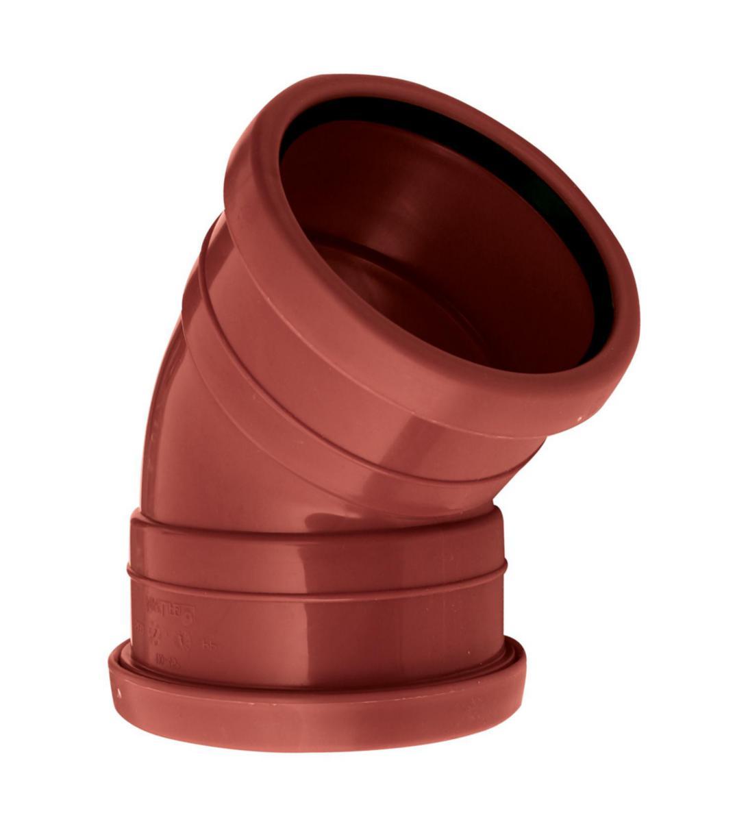 Markböj PP 30° med 2 muffar - 110x30GR PP MARKBÖJ 2 MUFFAR, EN1852 PBB.5215