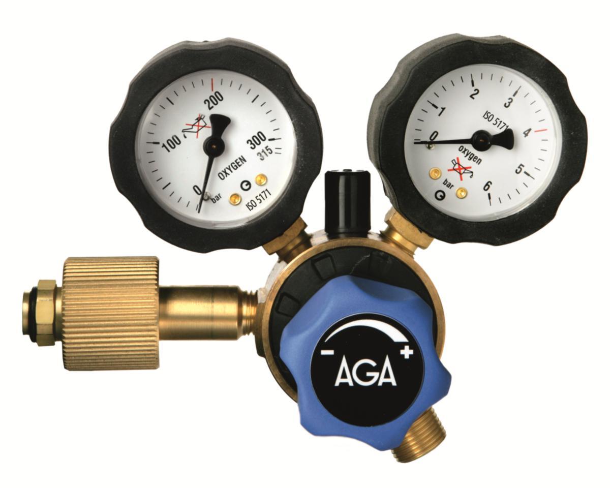 Regulator AGA FIXICONTROL Hand Tight Oxygen - REGULATOR AGA FIXICONTROL HT OXYGEN 331290
