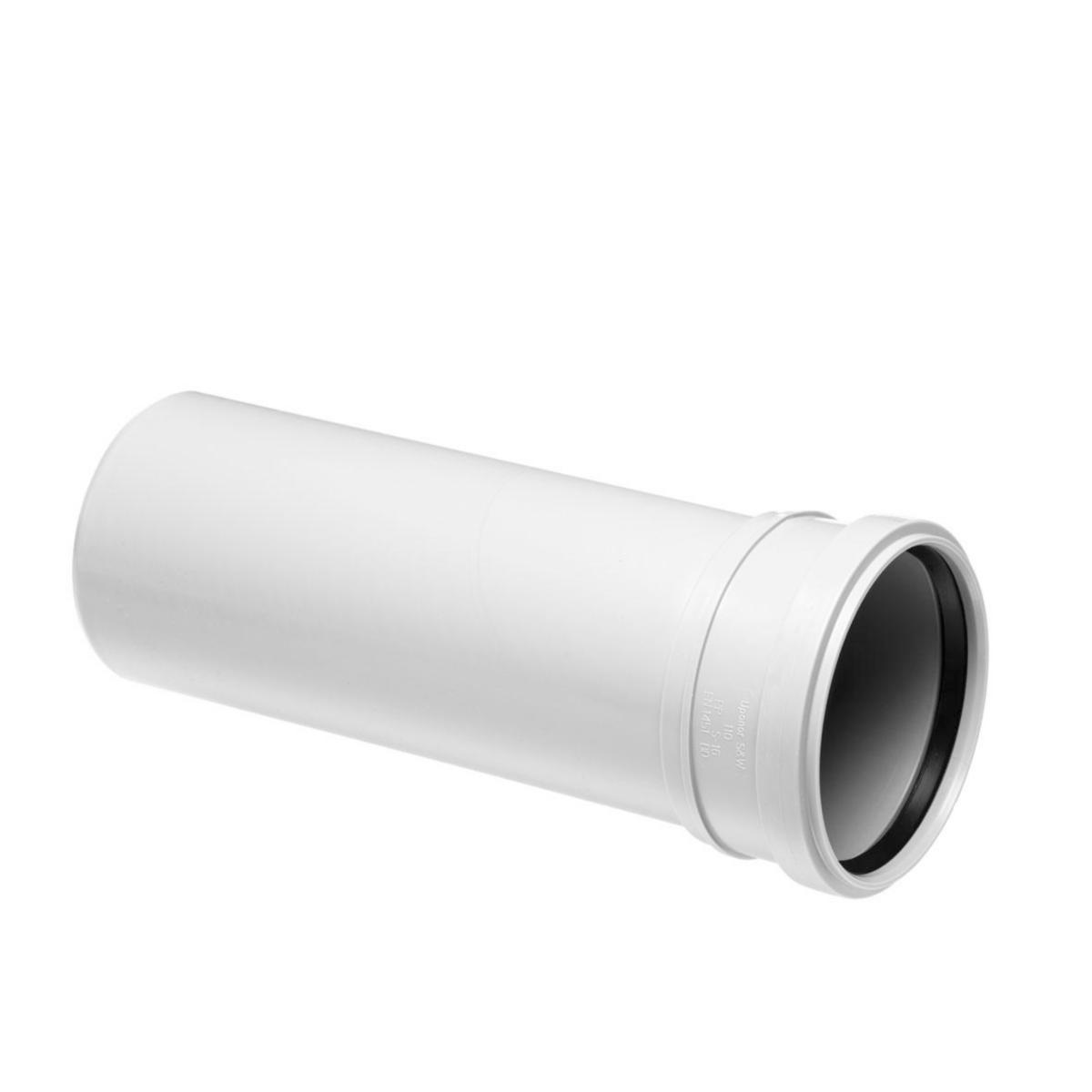 Rör 1muff 0.5M Decibel, Uponor - DECIBEL RÖR 1 MUFF 110 05M UPONOR