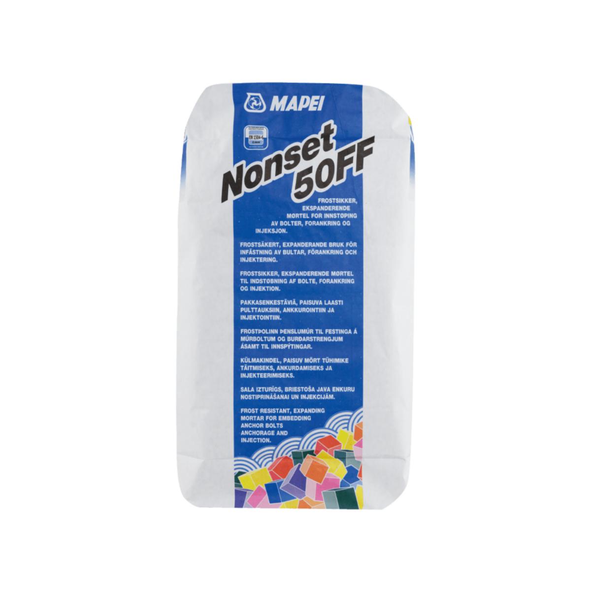 Expanderbruk Nonset 50 FF - EXPANDERBRUK NONSET 50 FF MAPEI 25KG FROSTFRI