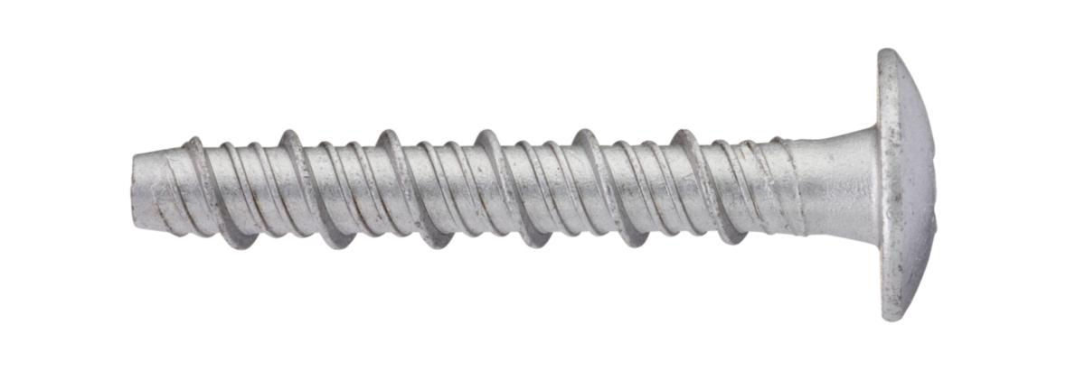 Betongskruv Wafer brickhuvud, utvändig - BETONGSKRUV WAFER 7.5X45 UTVÄNDIG 100/FP