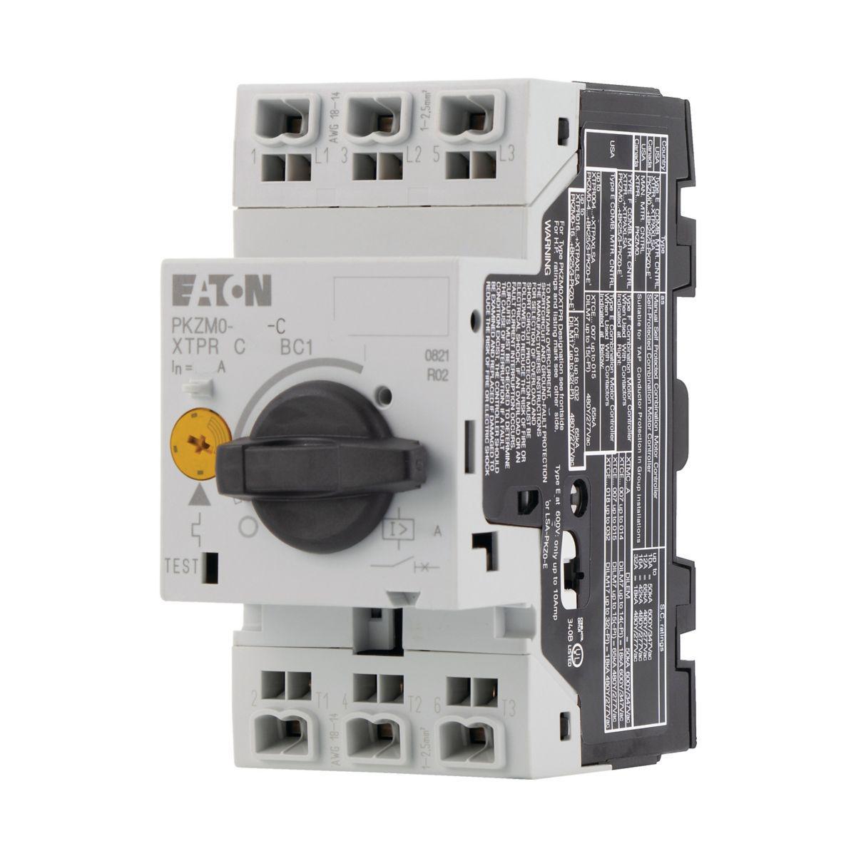 Motorskyddsbrytare okapslad PKZM 0 C - MOTORSKYDDSBR. 3-POL 10-16A PKZM0-16-C