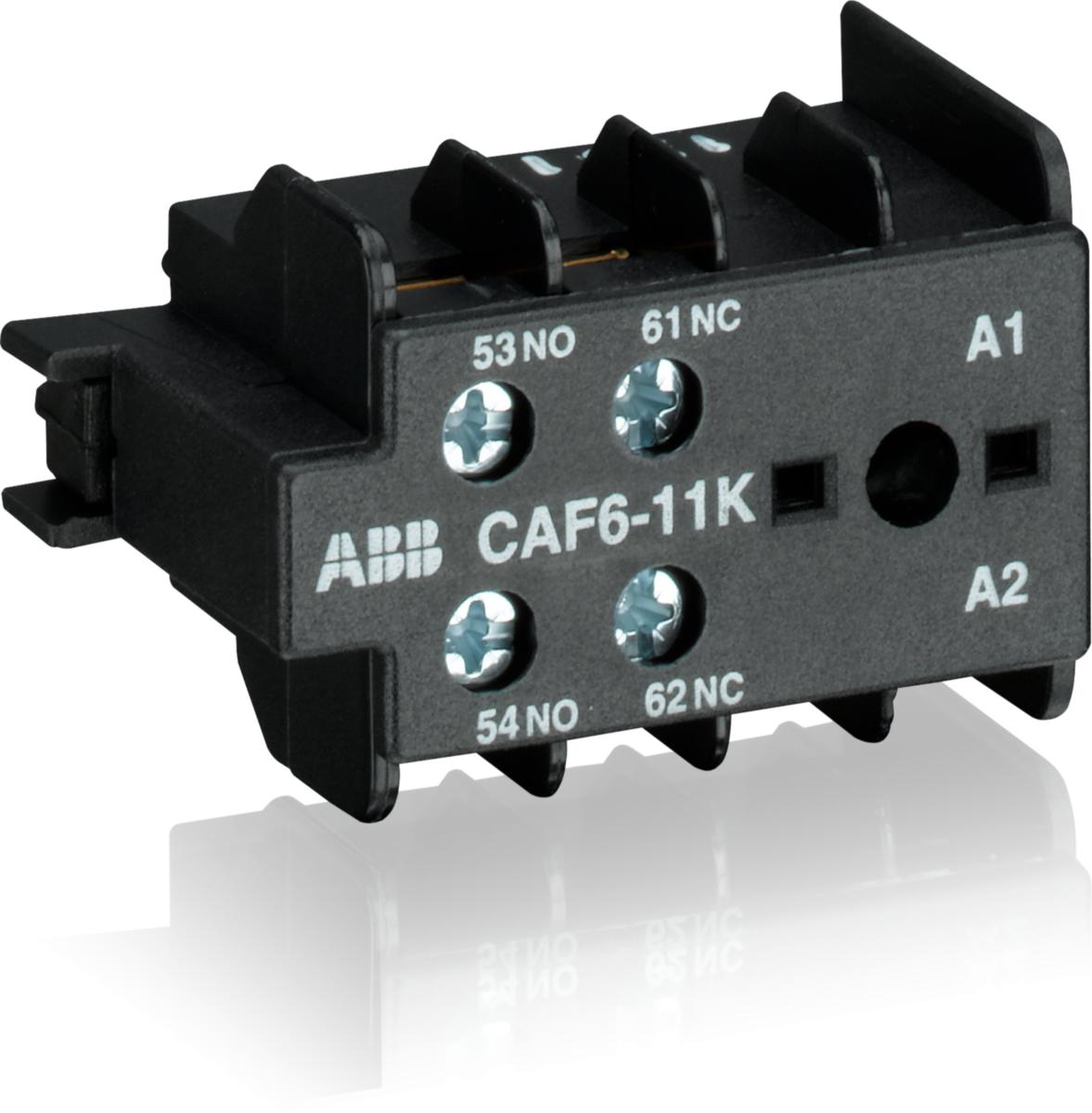 Hjälpkontaktblock CAF6 - HJÄLPKONTAKT CAF6-11K CAF6-11K AUXILIARY CONTACT