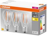 LED-LAMPA NORMAL (60) KLAR 3-P E27 CL A OSRAM
