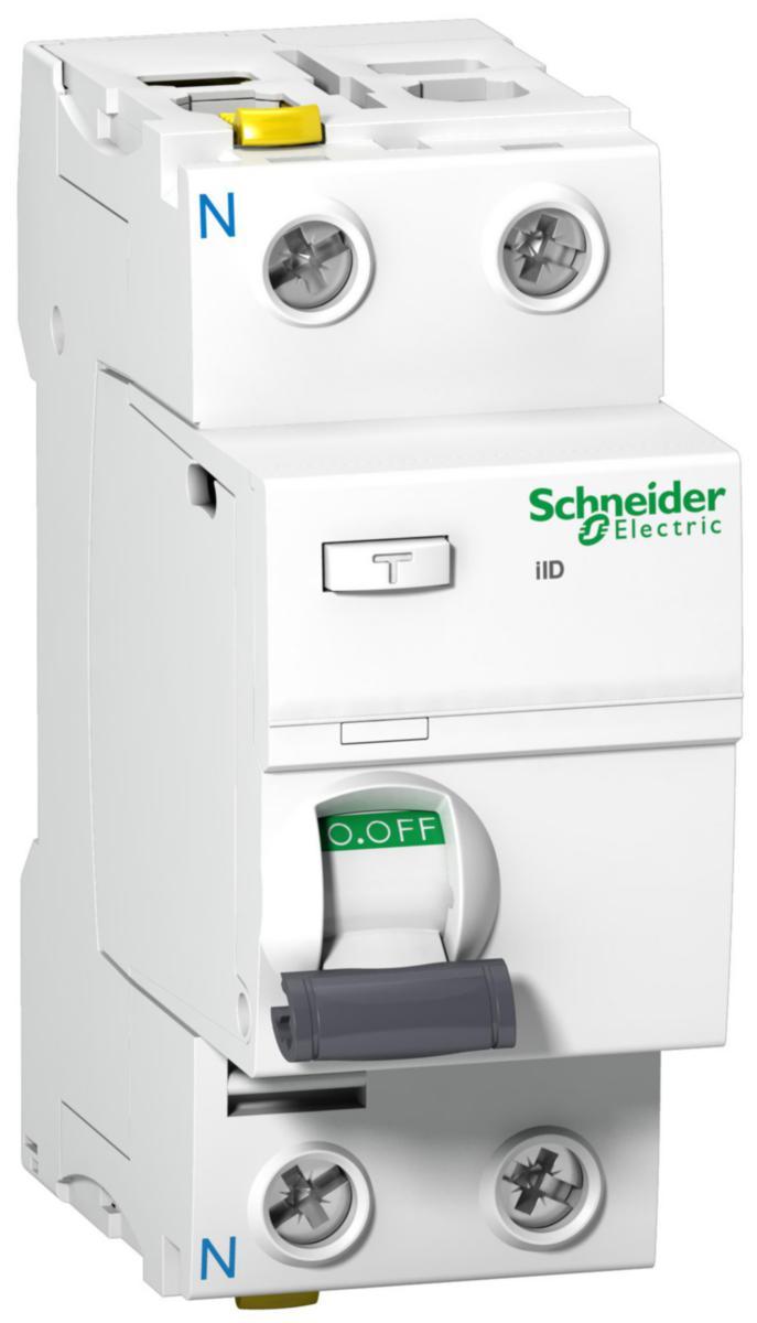Jordfelsbrytare Acti9 2-pol - JORDFELSBR IID 2P 25A 30MA A A9Z21225