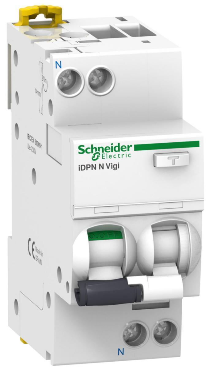 Personskyddsautomater iDPN Vigi - PERSONSKBR C10A 30MA AC 6KA A9D31610