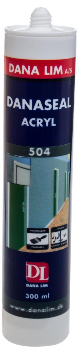 Fogmassa Akryl Dana 504 - FOGMASSA AKRYL DANA 504 300ML VIT FTALATFRI VATTENBASERAD