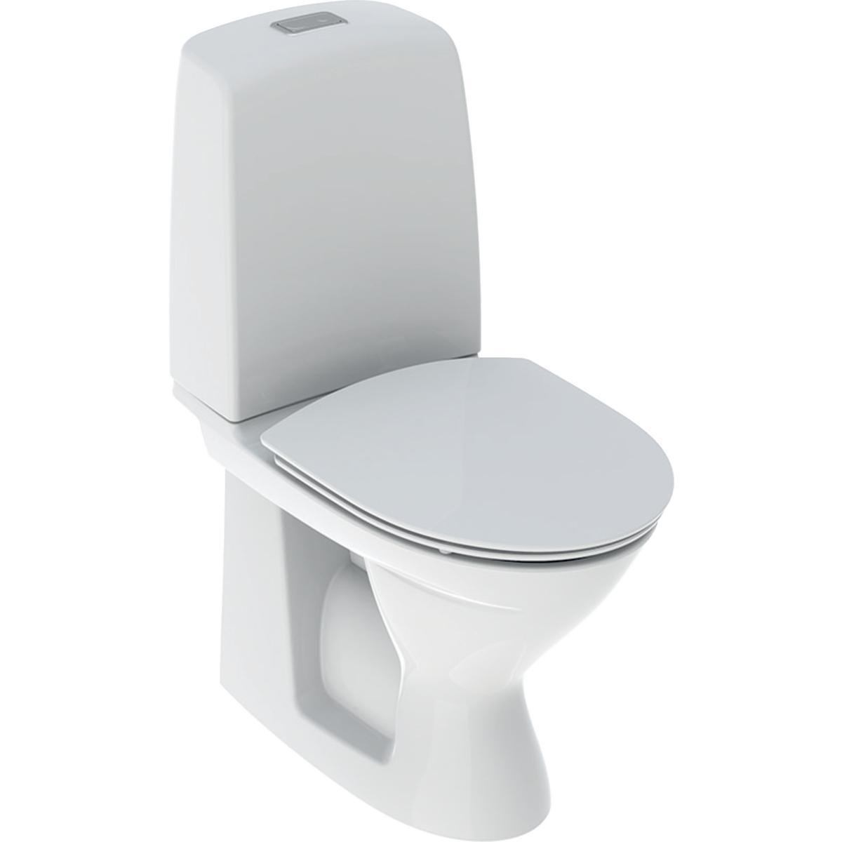 WC-stol Spira Rimfree 6260, Ifö - WC-STOL IFÖ SPIRA 6260 LIM VIT S-LÅS HÅRDSITS SC 7811033