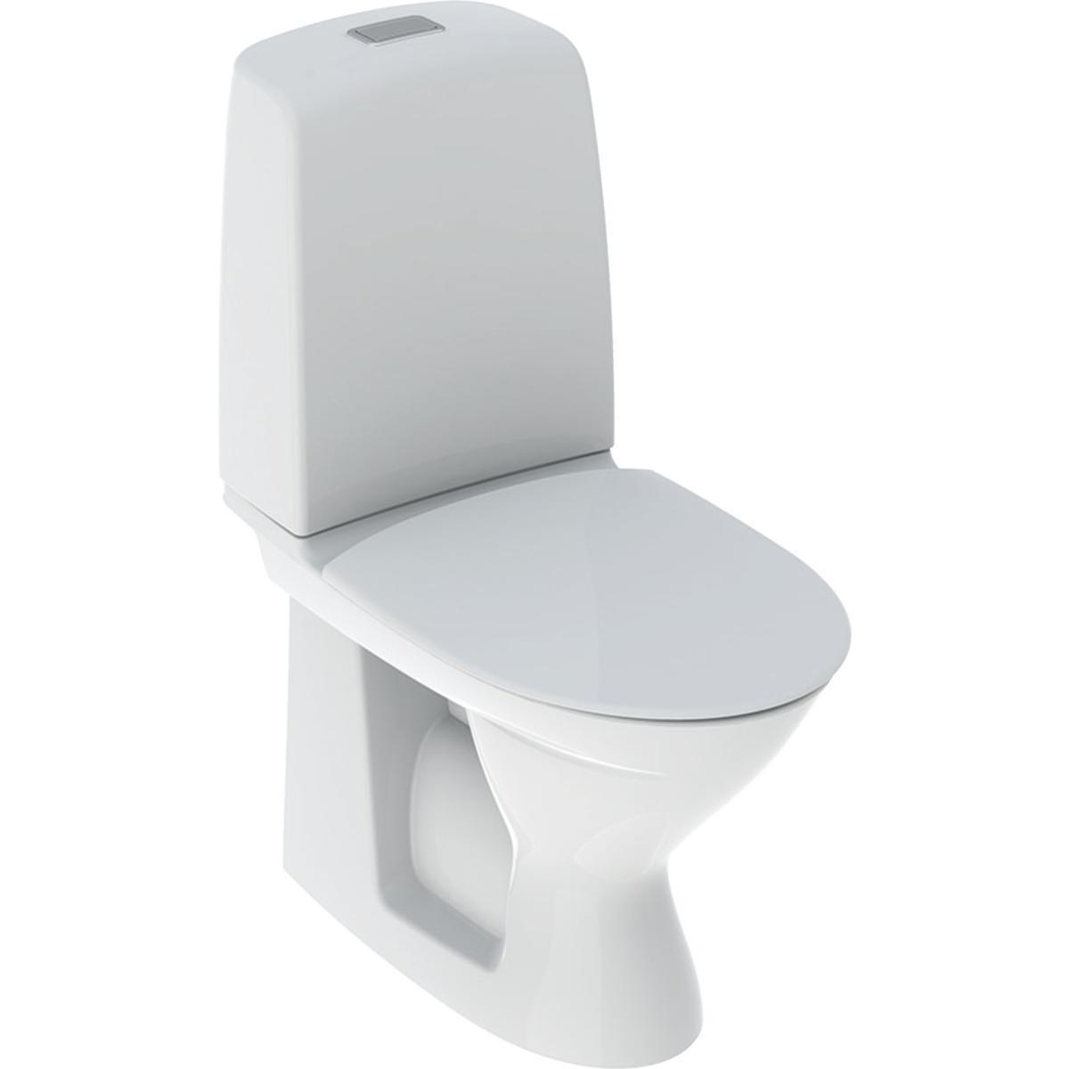 WC-stol Spira Rimfree 6260, Ifö - WC-STOL IFÖ SPIRA 6260 LIM VIT S-LÅS MJUKSITS 7811035