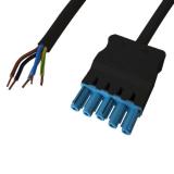 Anslutningskabel 5-polig 1,5mm² hona-fri Dali, svart