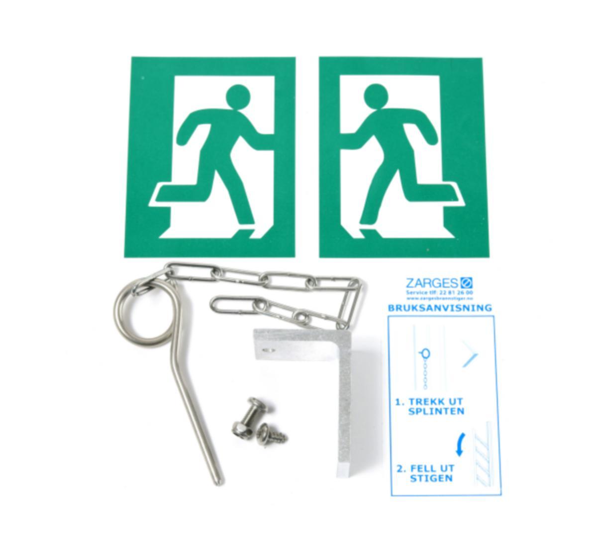 Brandstege Zarges - TOPPBESLAG ZARGES 513011 TILL BRANDSTEGE