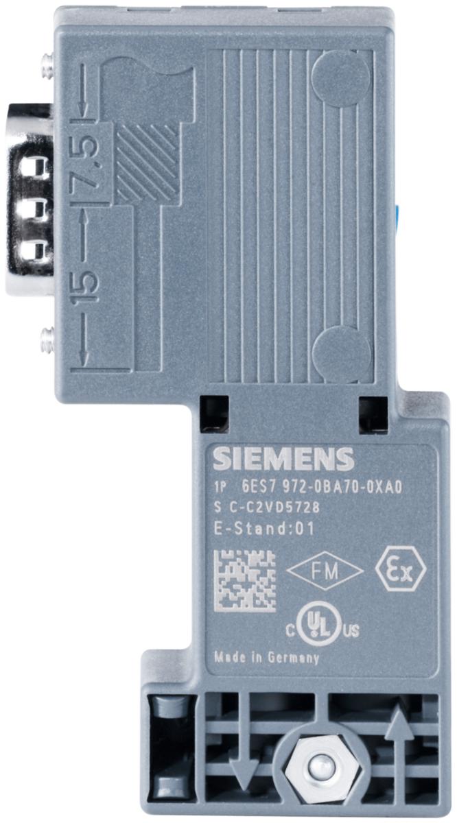 Kontaktdon Profibus - PROFIBUSKONTAKT 12MBIT/S , 90G 6ES7972-0BA70-0XA0