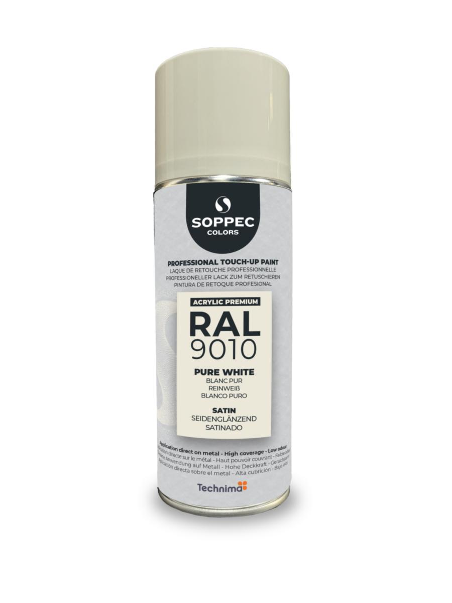 Industrifärg Soppec Colors RAL Acrylic Premium - INDUSTRIFÄRG AKRYL SOPPEC RAL 9010 VIT 400 ML