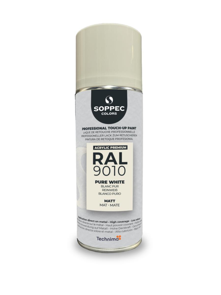 Industrifärg Soppec Colors RAL Acrylic Premium - INDUSTRIFÄRG AKRYL RAL 9010 VI 400 ML