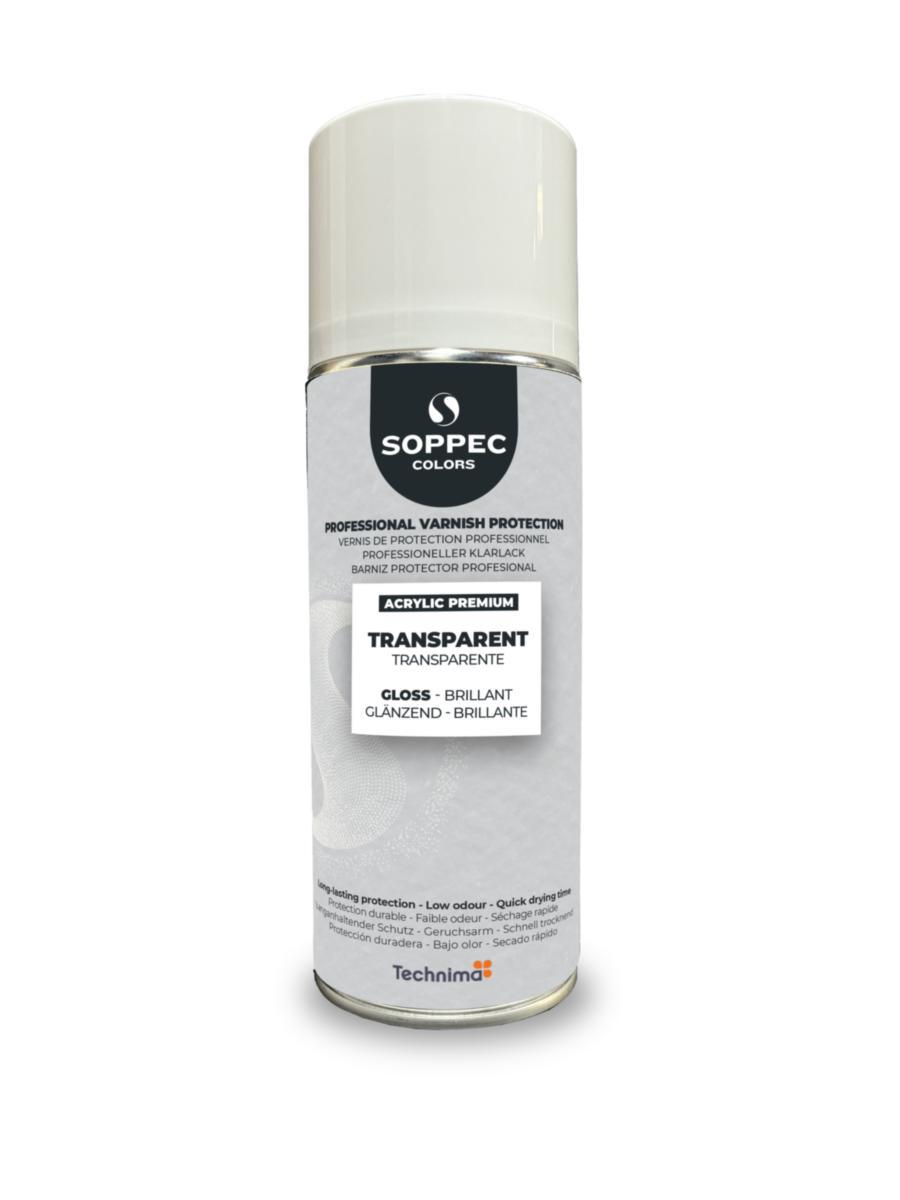 Industrifärg Soppec Colors RAL Acrylic Premium - INDUSTRIFÄRG SOPPEC KLARLACK BLANK 400 ML