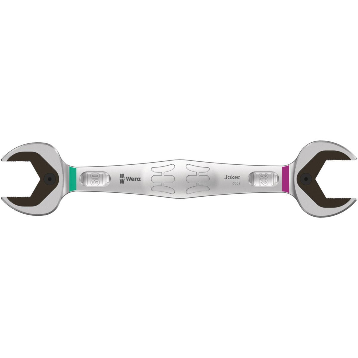 U-Dubbelnyckel Wera 6002 Joker - U-NYCKEL WERA DUBBEL 6002 JOKER 30X32MM