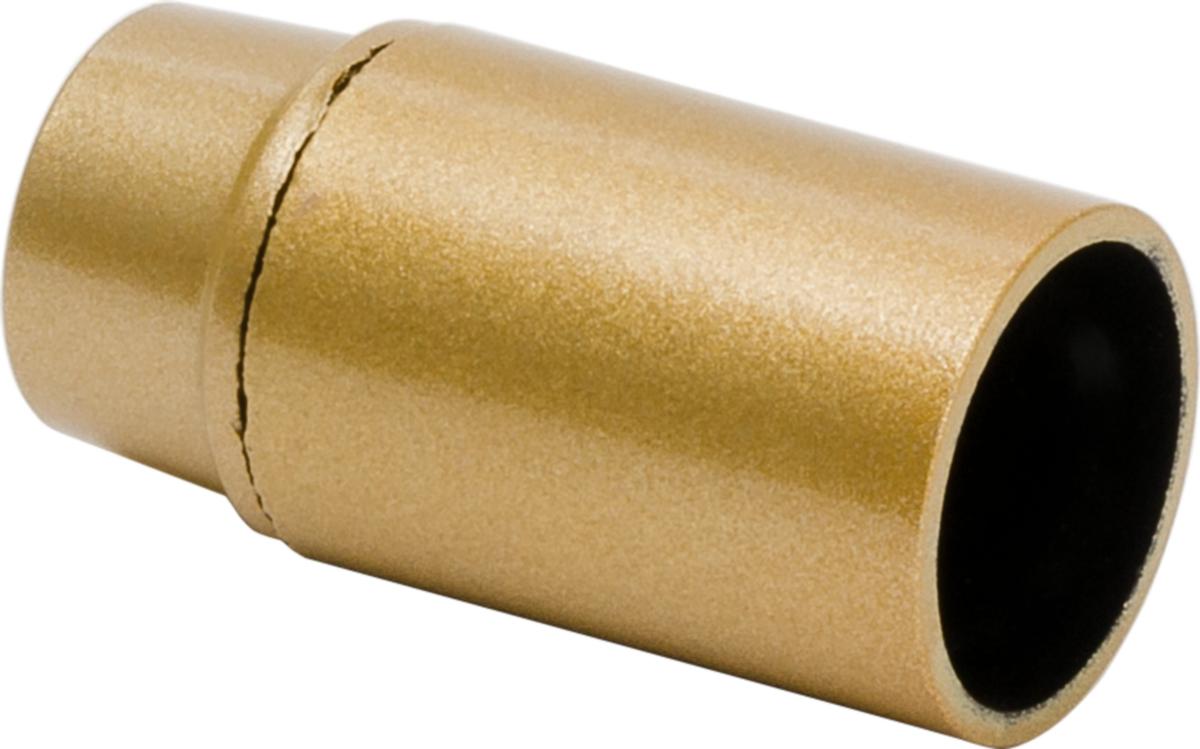 Lamphållare E14, slät - LAMPHÅLLARE E14 GULD SLÄT