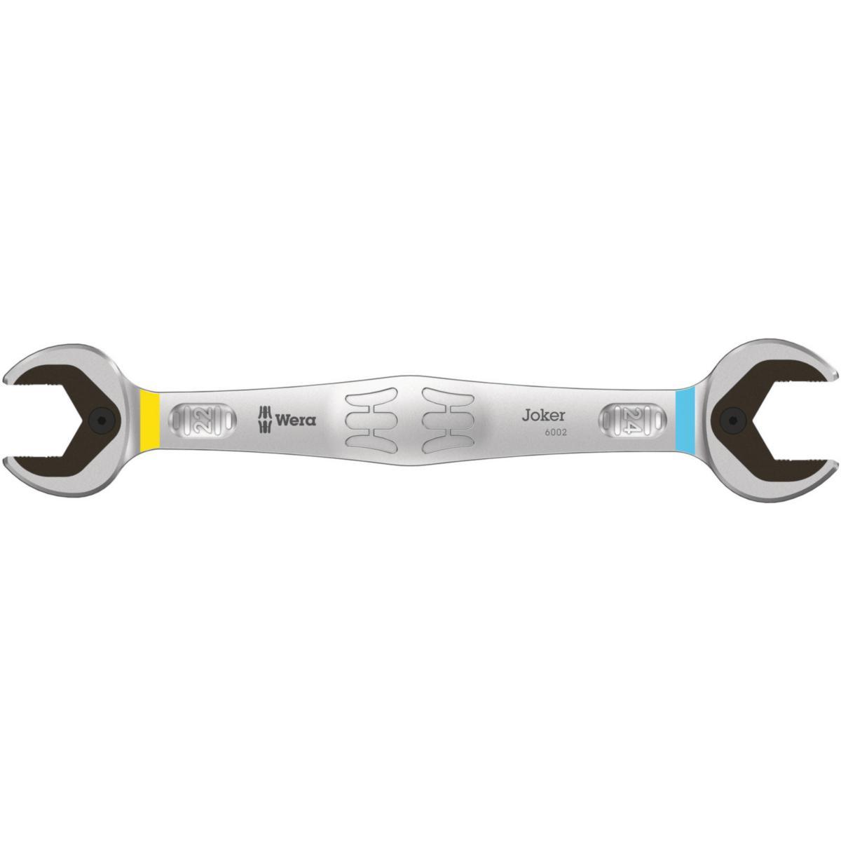 U-Dubbelnyckel Wera 6002 Joker - U-NYCKEL WERA DUBBEL 6002 JOKER 22X24MM