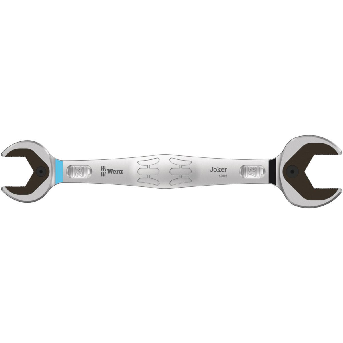 U-Dubbelnyckel Wera 6002 Joker - U-NYCKEL WERA DUBBEL 6002 JOKER 24X27MM