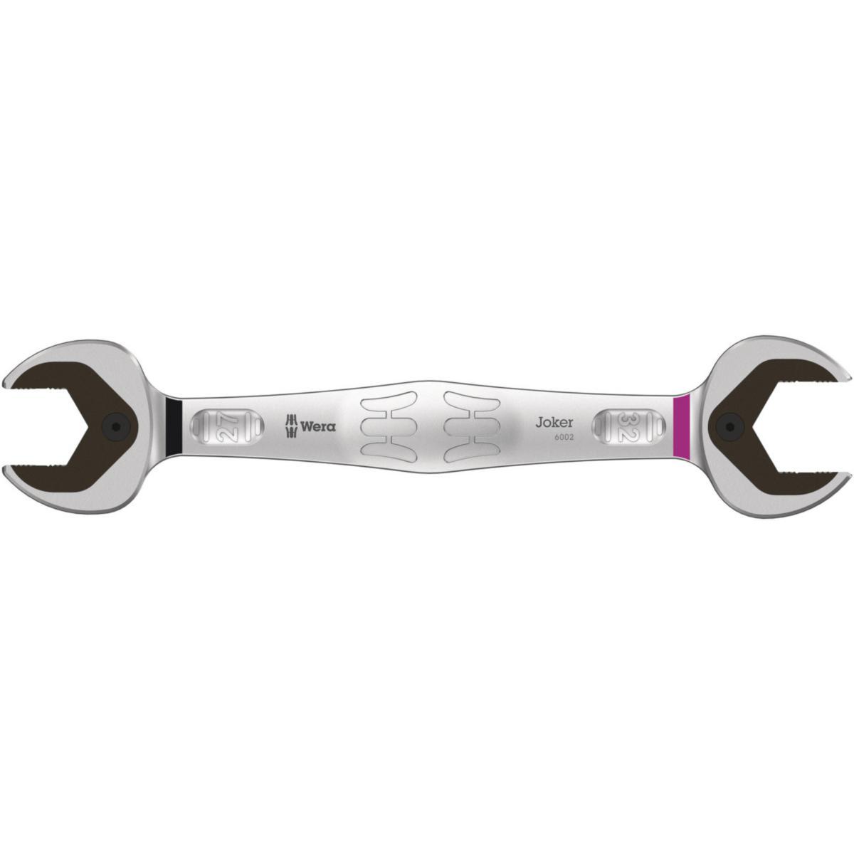 U-Dubbelnyckel Wera 6002 Joker - U-NYCKEL WERA DUBBEL 6002 JOKER 27X32MM