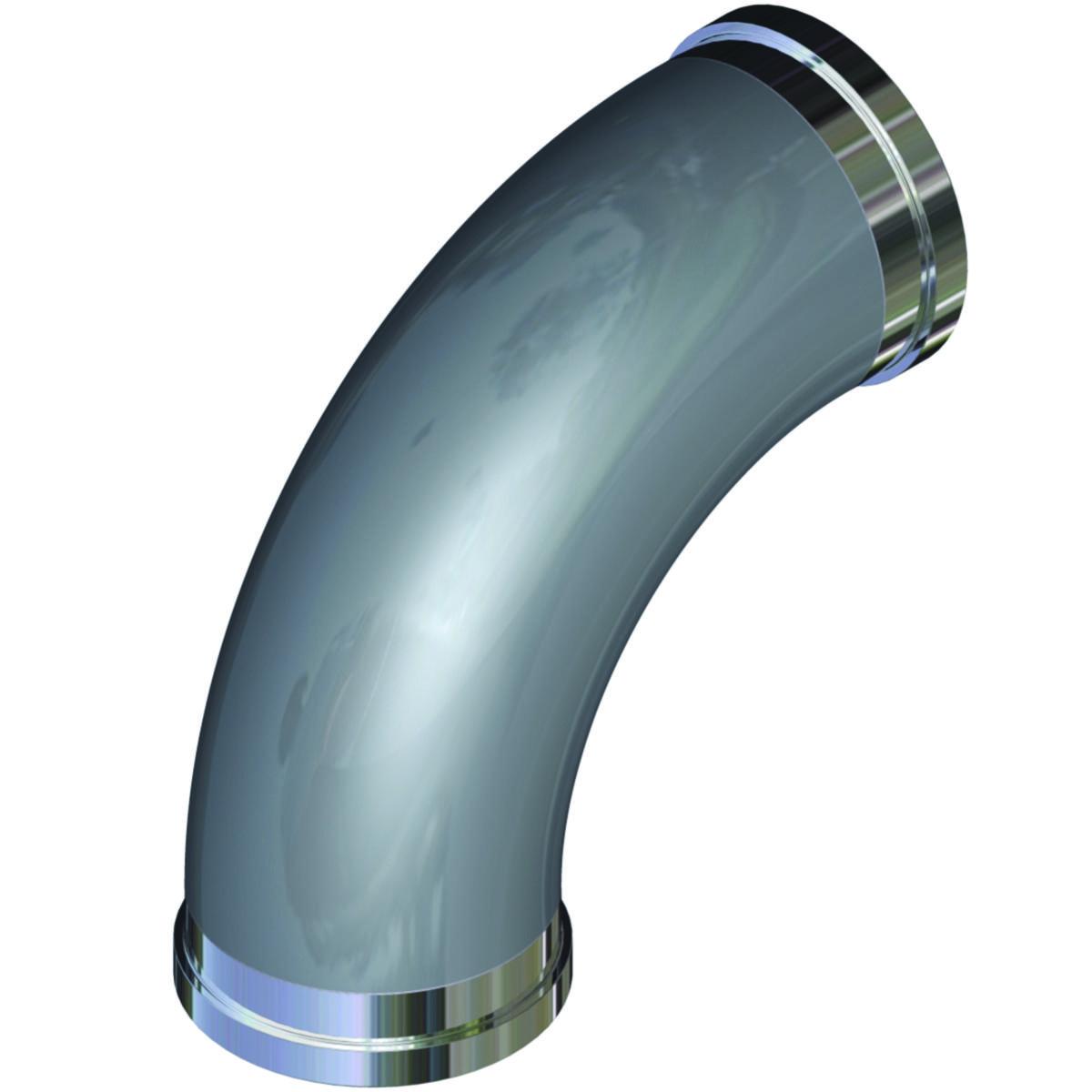 Böj typ K10 stål varmförzinkad, (För koppling K10-K70), Alvenius - 48x1,4 BÖJ 30GR VFZ ALVENIUS TYP K10