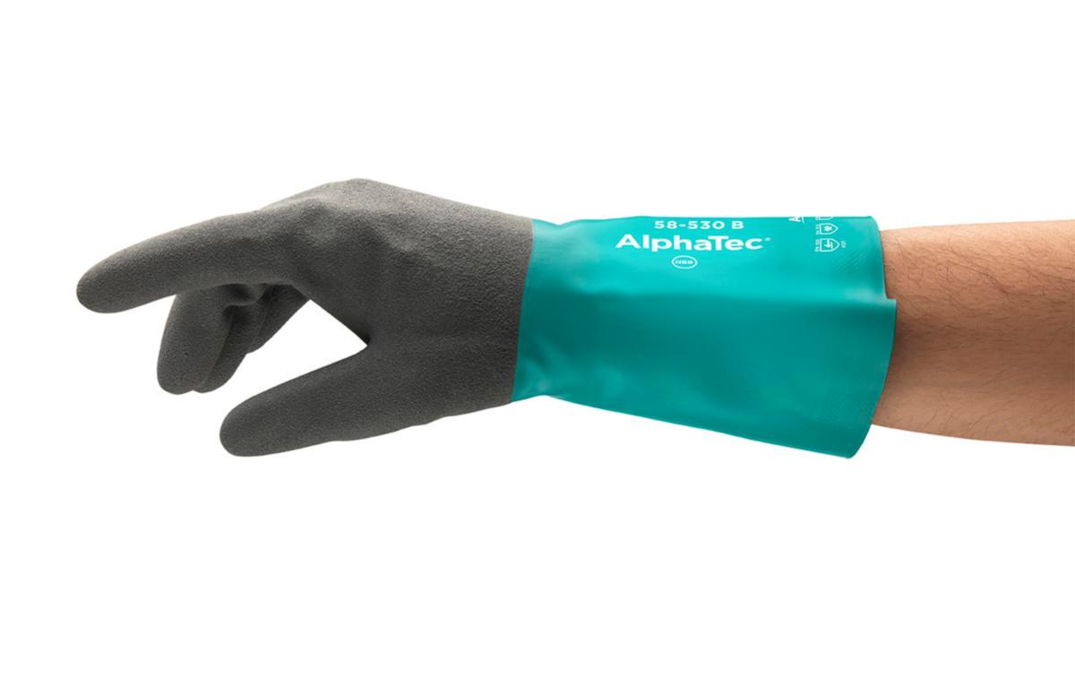 Kemskyddshandske Ansell AlphaTec 58-535B - HANDSKE ANSELL ALPHATEC58-535B STL 9