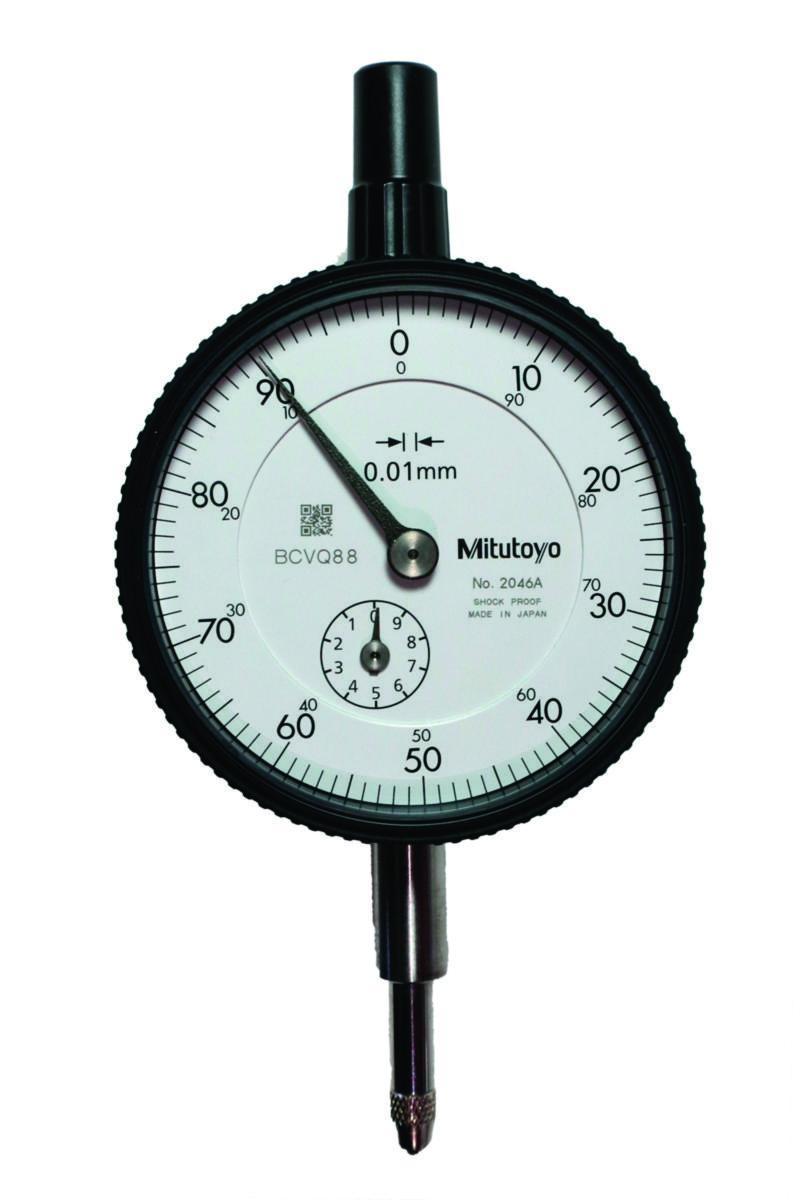 Mätur Mitutoyo 2046AB - MÄTUR MITUTOYO PLANTBAKSTYCKE ISO 10MM. 0.01MM 2046AB